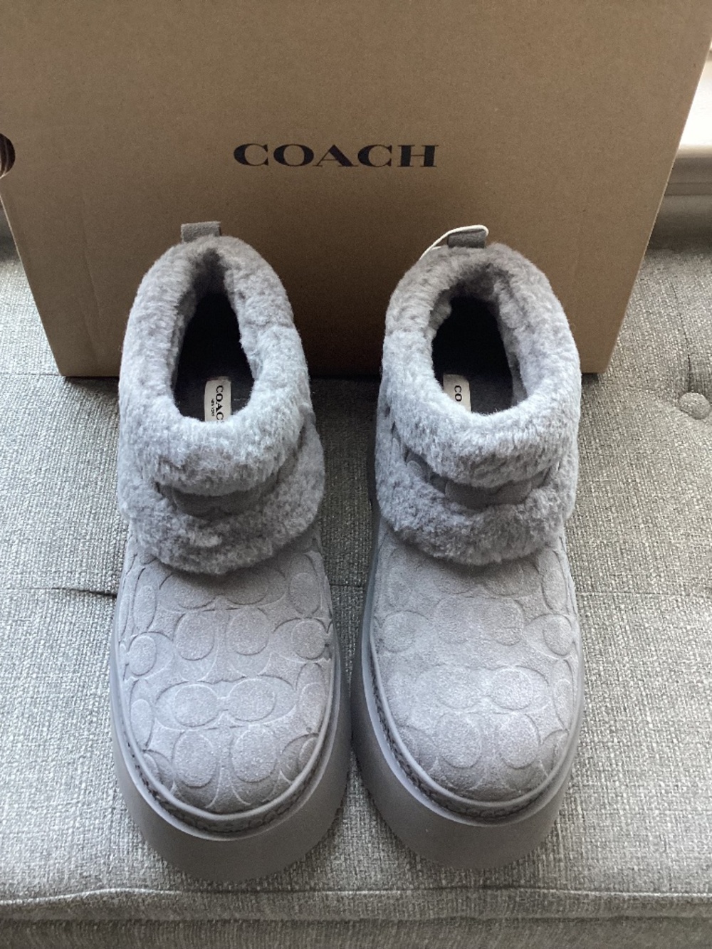 COACH Women's Christina Pull-On Booties, size 10